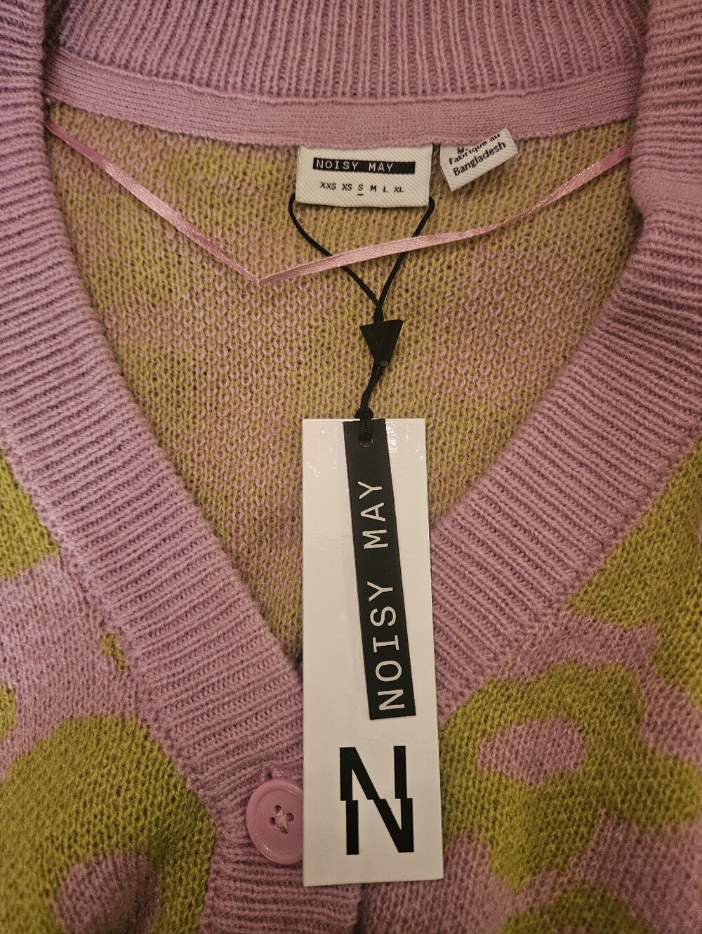 Noisy May "Orchid" Cardigan Sweater, NWT - Picture 8 of 11